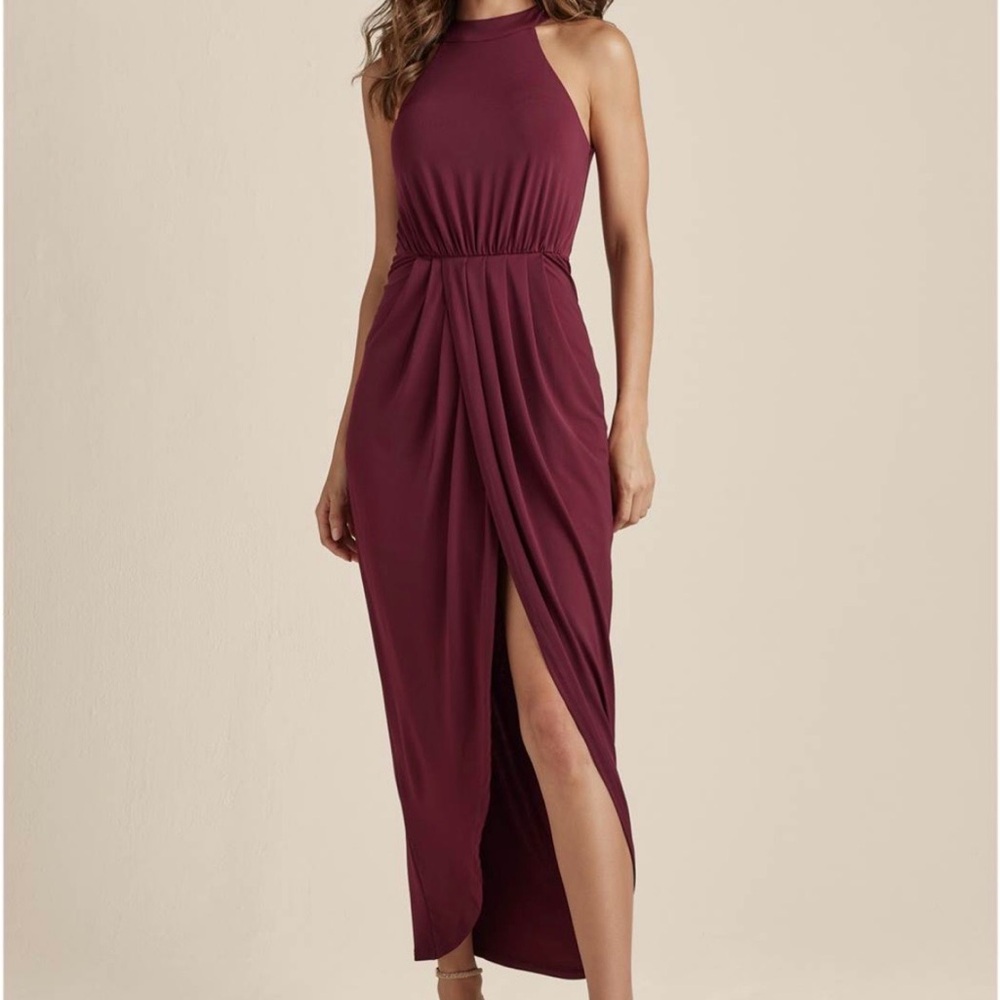 Beautiful dress - maroon in color